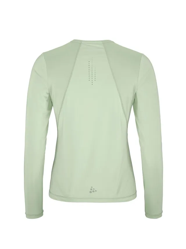 Craft W Trøye LS Adv Essence 2 S Langermet treningstrøye - Glacial 