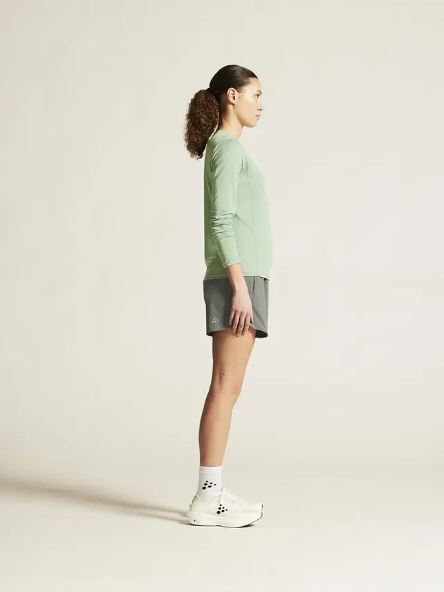 Craft W Trøye LS Adv Essence 2 S Langermet treningstrøye - Glacial 