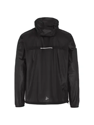 Craft M Jakke Pro Hydro Lightweight Ultralett vanntett løpejakke-Black/Black