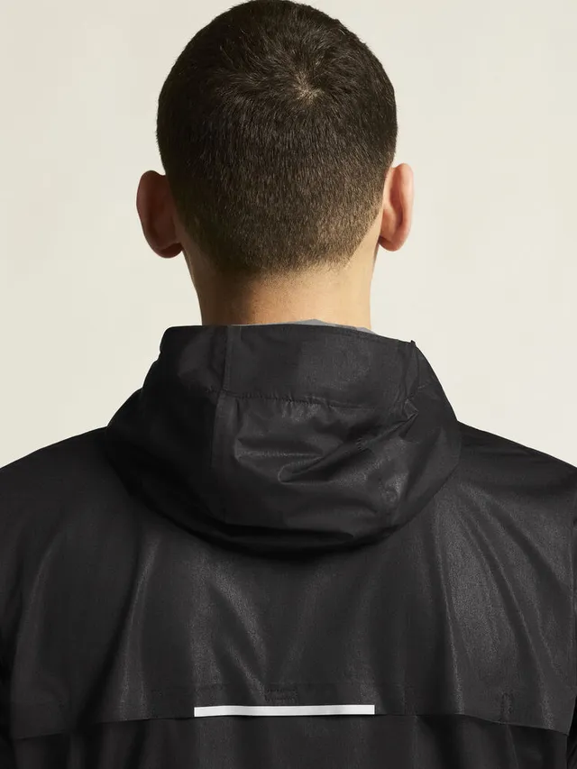 Craft M Jakke Pro Hydro Lightweight M Ultralett vanntett løpejakke-Black/Black 