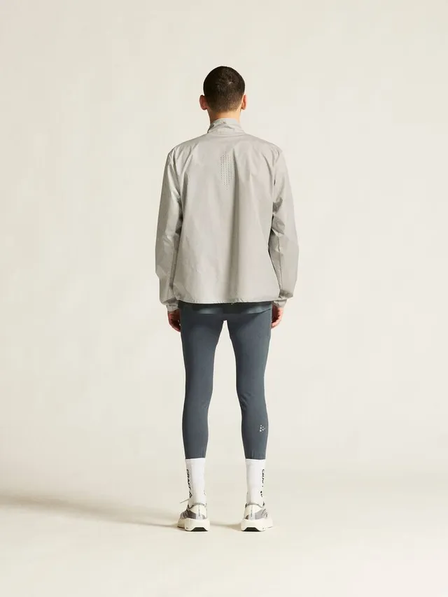 Craft M Jakke Essence Wind 2 L lett og allsidig treningsjakke - Cloud 