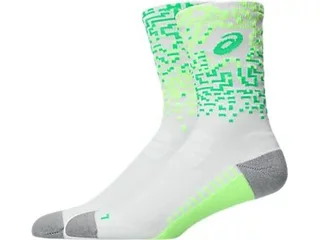 Asics Performance Run Crew Sokk 43-46 Tekniske løpestrømper - BW/ILLUM. G/VG 