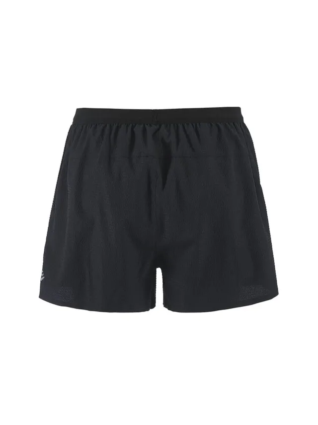 Craft M Shorts Hypervent Structure M Slitesterk løpeshorts - Sort 