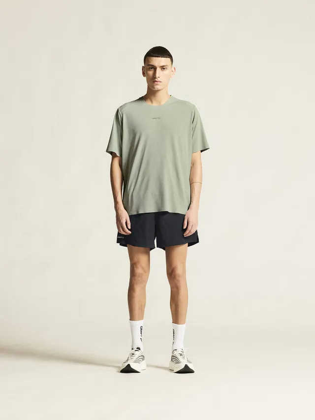 Craft M Shorts Hypervent Structure M Slitesterk løpeshorts - Sort 