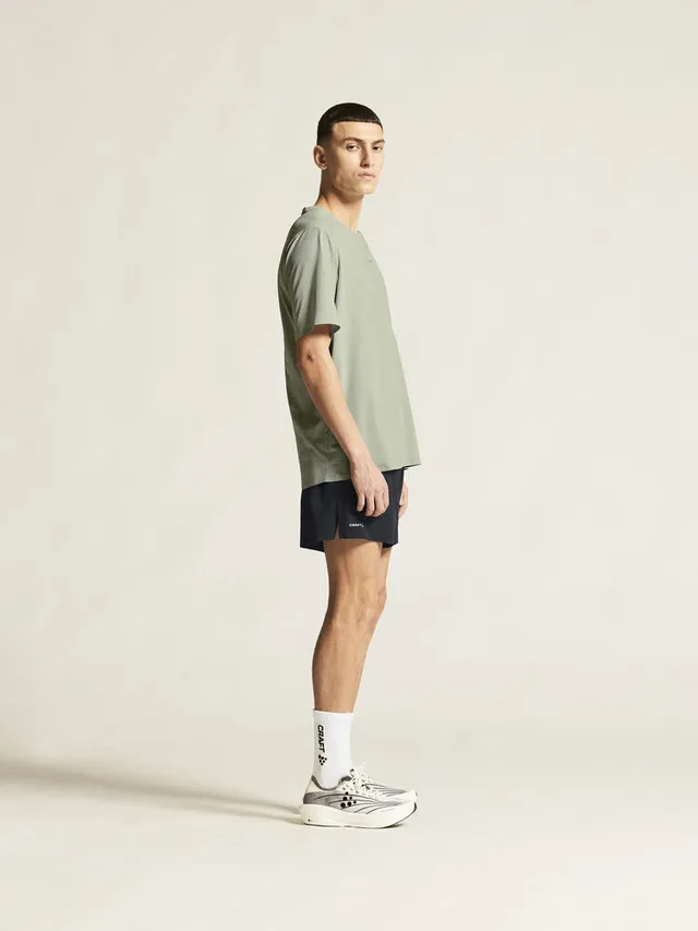 Craft M Shorts Hypervent Structure M Slitesterk løpeshorts - Sort 