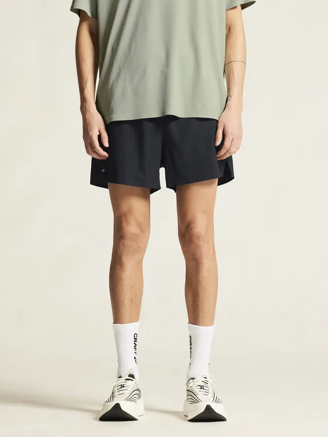 Craft M Shorts Hypervent Structure M Slitesterk løpeshorts - Sort 