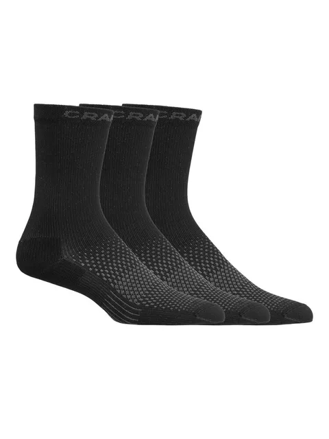 Craft Sokker Active 3-Pack Funksjonelle treningssokker - Black