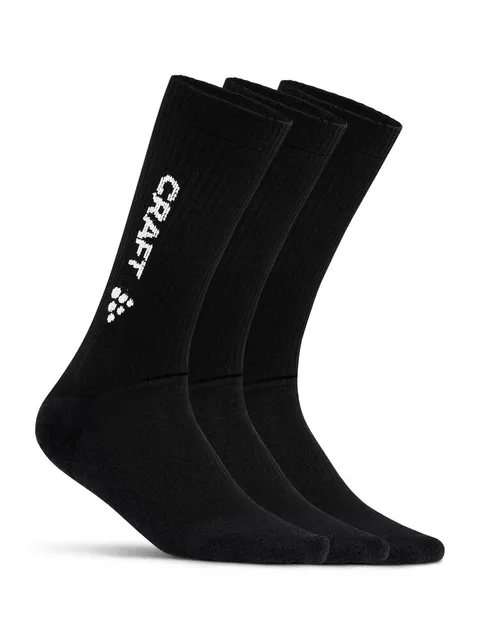 Craft Sokker Ability 3-Pack Komfort for de fleste idretter - Black