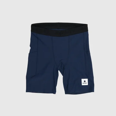 SAYSKY M Tights Kort Rib Combat+ 8" Rib short tights til løp - Blue