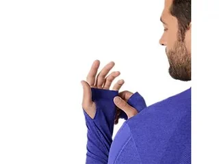 Asics Herre Trøye LS Road Seamless M Løpetrøye med ACTIBREEZE - CB/E 