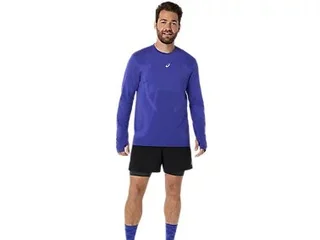 Asics Herre Trøye LS Road Seamless M Løpetrøye med ACTIBREEZE - CB/E 