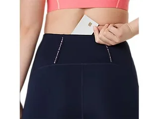 Asics Dame Tights 8in Sprinter M High waist løpeshorts- MIDNIGHT 