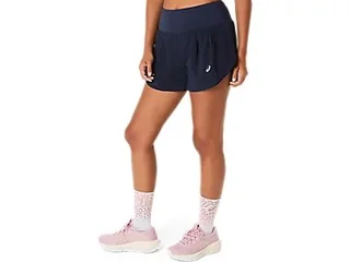 Asics Dame Shorts 3,5in Road M Løpeshorts til helårsbruk - MIDNIGHT 