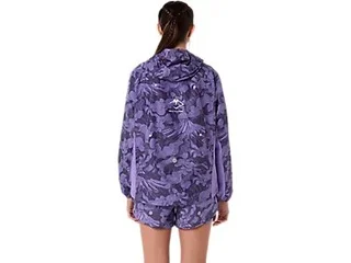 Asics Dame Jakke Fujitrail Packable S Pakkbar terrengjakke - AMETHYST 