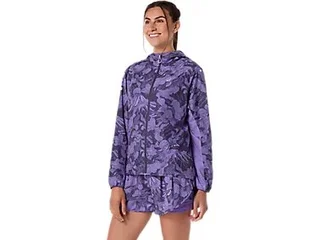 Asics Dame Jakke Fujitrail Packable S Pakkbar terrengjakke - AMETHYST 