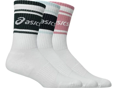 Asics Logo Crew Sokker 3pk Komfortable sportssokker - DN/MT/M