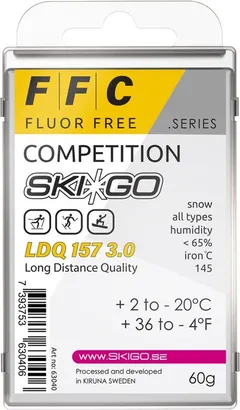 SkiGo LDQ 157 Parafin 60g Parafin glider for allround føre