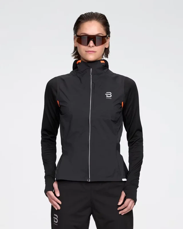 Dæhlie Dame Vest Advance Light M lett hardshell løpevest - Black 