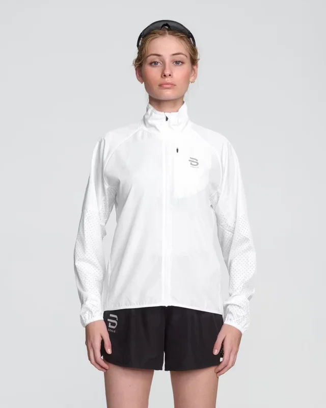 Dæhlie Dame Jakke Air S Ultralett løpejakke - Brilliant White 