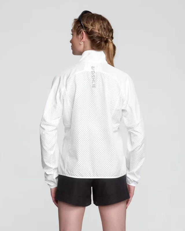 Dæhlie Dame Jakke Air S Ultralett løpejakke - Brilliant White 