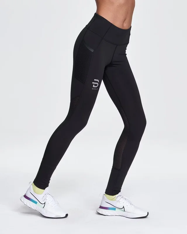 Dæhlie Dame Tights Athlete 2.0 S lett og teknisk tights - Black 
