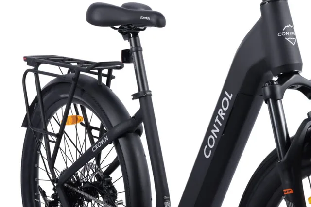 Control Crown Elsykkel 17" Kraftig elsykkel 720Wh - MATTE BLACK 