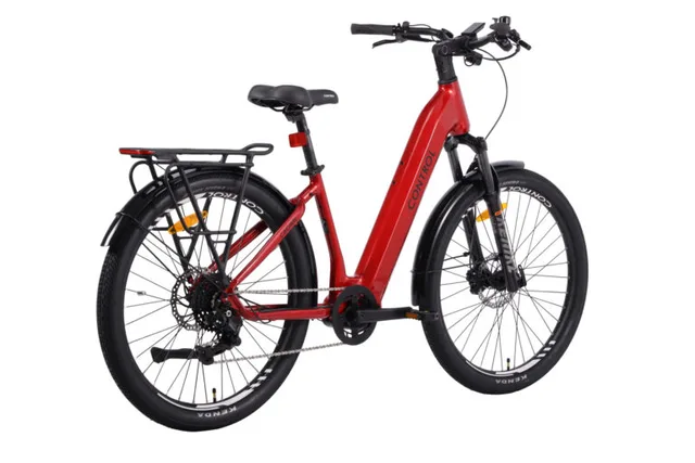 Control Crown Elsykkel 17" Kraftig elsykkel 720Wh - RED 