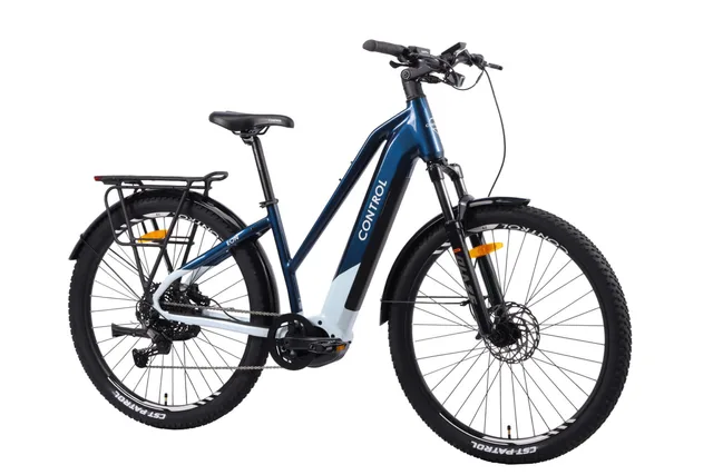 Control Eon Elsykkel EQ Wave 17" Elsykkel med lavt innsteg - Blue 