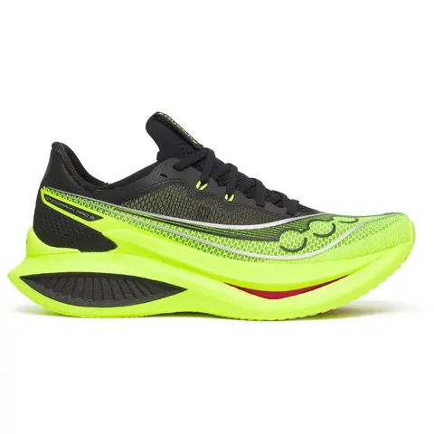 Saucony Løpesko M Endorphin Pro 5 Stabil og lynrask karbons - CITRON/BLACK