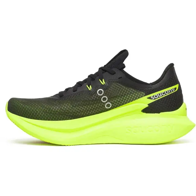Saucony Løpesko M Endorphin Pro 5 43 Toppklasse konkurransesko - CITRON/BLACK 