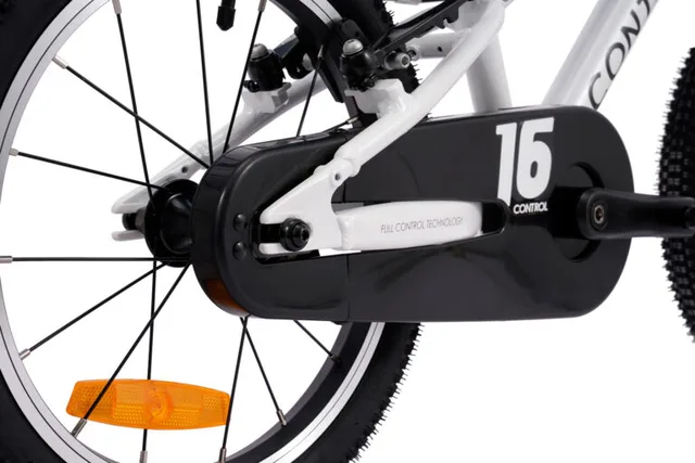 Control Express Light Jr 16" Superlett barnesykkel - WHITE/ORANGE 