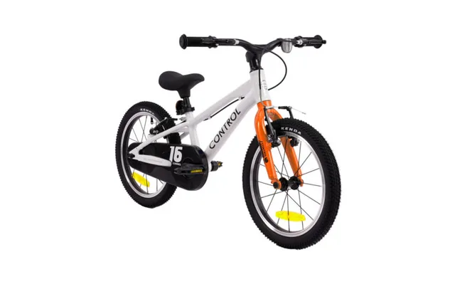 Control Express Light Jr 16" Superlett barnesykkel - WHITE/ORANGE 
