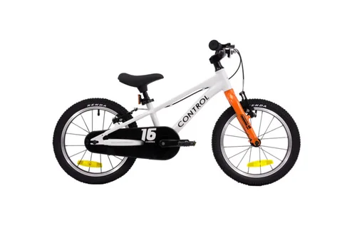 Control Express Light Jr 16" Superlett barnesykkel - WHITE/ORANGE