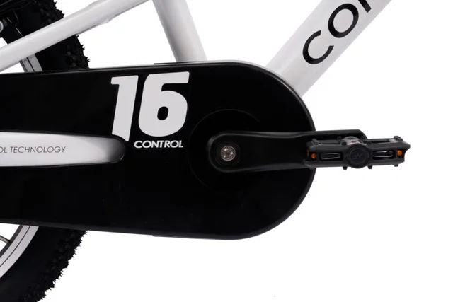 Control Express Light Jr 16" WhRed Superlett barnesykkel - WHITE/RED 