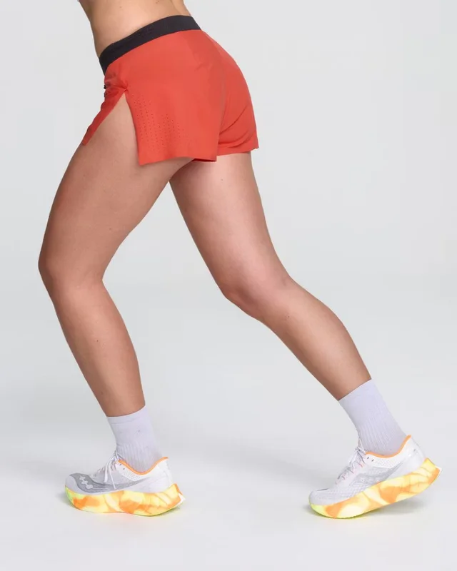 Dæhlie Dame Shorts Split Elite Air S Ultralett konkurranseshorts - Lava Red 