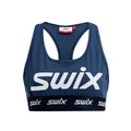 Swix Dame Sport-top Roadline L Sports-BH med lett støtte - Lake blue