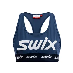 Swix Dame Sport-top Roadline L Sports-BH med lett støtte - Lake blue