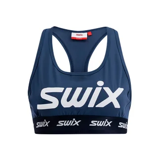 Swix Dame Sport-top Roadline Sports-BH med lett støtte - Lake blue