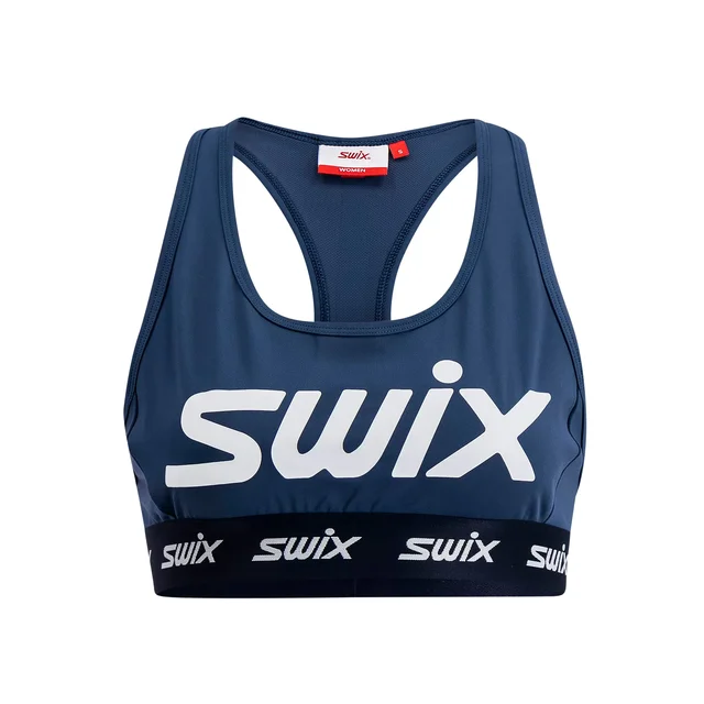Swix Dame Sport-top Roadline L Sports-BH med lett støtte - Lake blue 