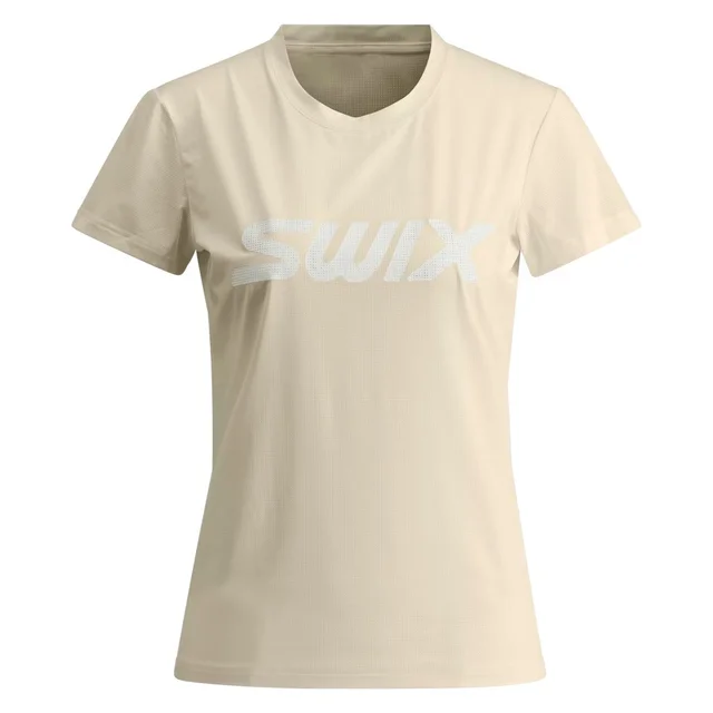 Swix Dame Trøye SS Relay M Trøye for maksimal komfort - Chalk 