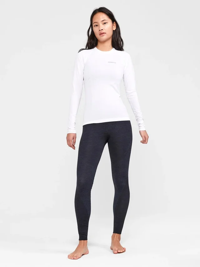 Craft W Trøye LS Cool Intensity S Langermet med kjøleeffekt - White 