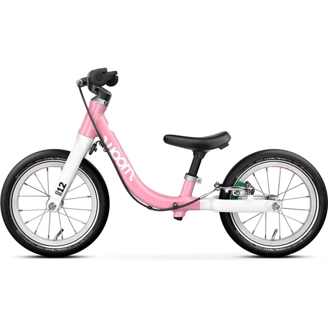 Woom 1 Go Barnesykkel 12" Powder Pink Balansesykkel til barn - 82-100cm 