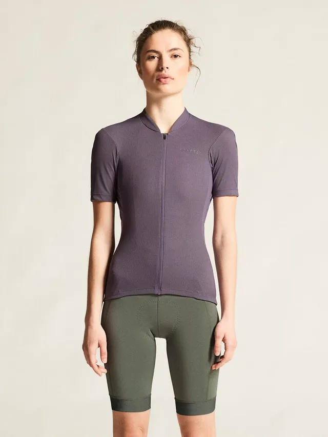 Craft Dame Trøye Endur S Høyfunksjonell sykkeltrøye - Cadet 