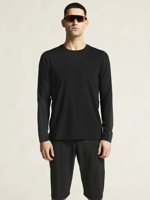 Craft M Trøye LS Everyday Xt M Langermet sykkeltrøye terreng - Black 