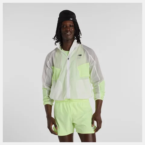 New Balance M Jakke RC Lett jakke med vannbeskyttelse-AFTERGLOW