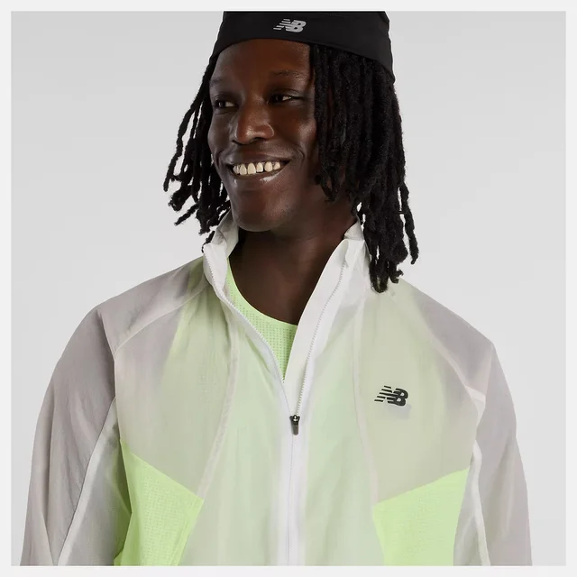 New Balance M Jakke RC M Lett jakke med vannbeskyttelse-AFTERGLOW 