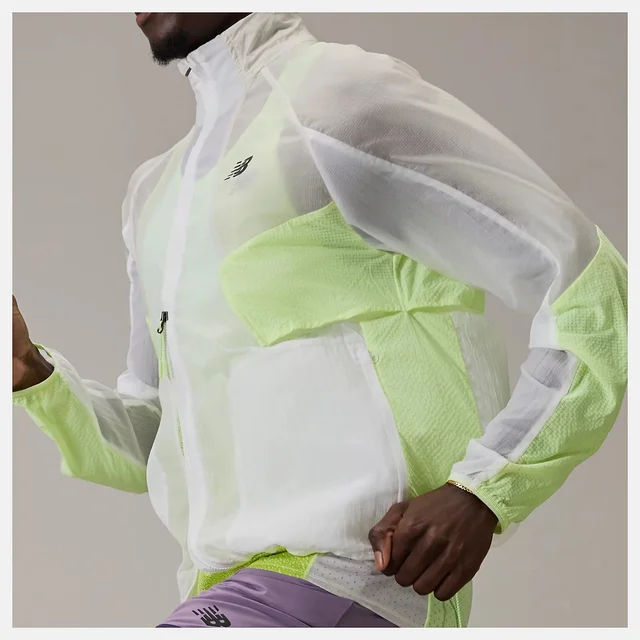 New Balance M Jakke RC M Lett jakke med vannbeskyttelse-AFTERGLOW 