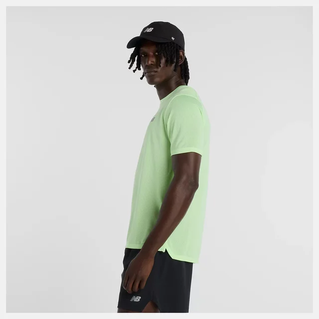 New Balance M SS Trøye Athletics M ytende t-skjorte - AFTERGLOW 