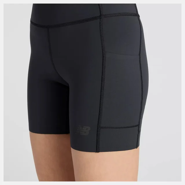 New Balance W Shorts 6 Storage S Løpeshorts med 4-veis stretch - BK 