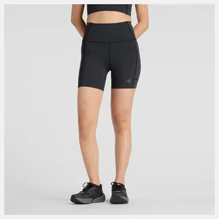 New Balance W Shorts 6 Storage Løpeshorts med 4-veis stretch - BK